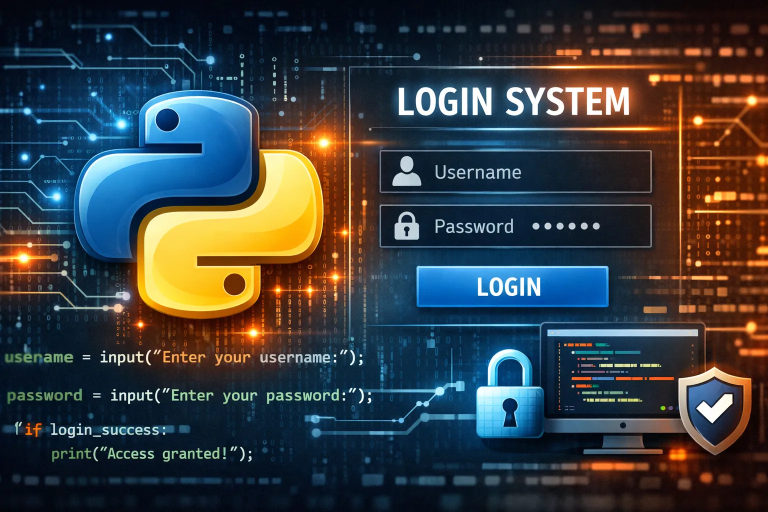 python如何编登录系统
