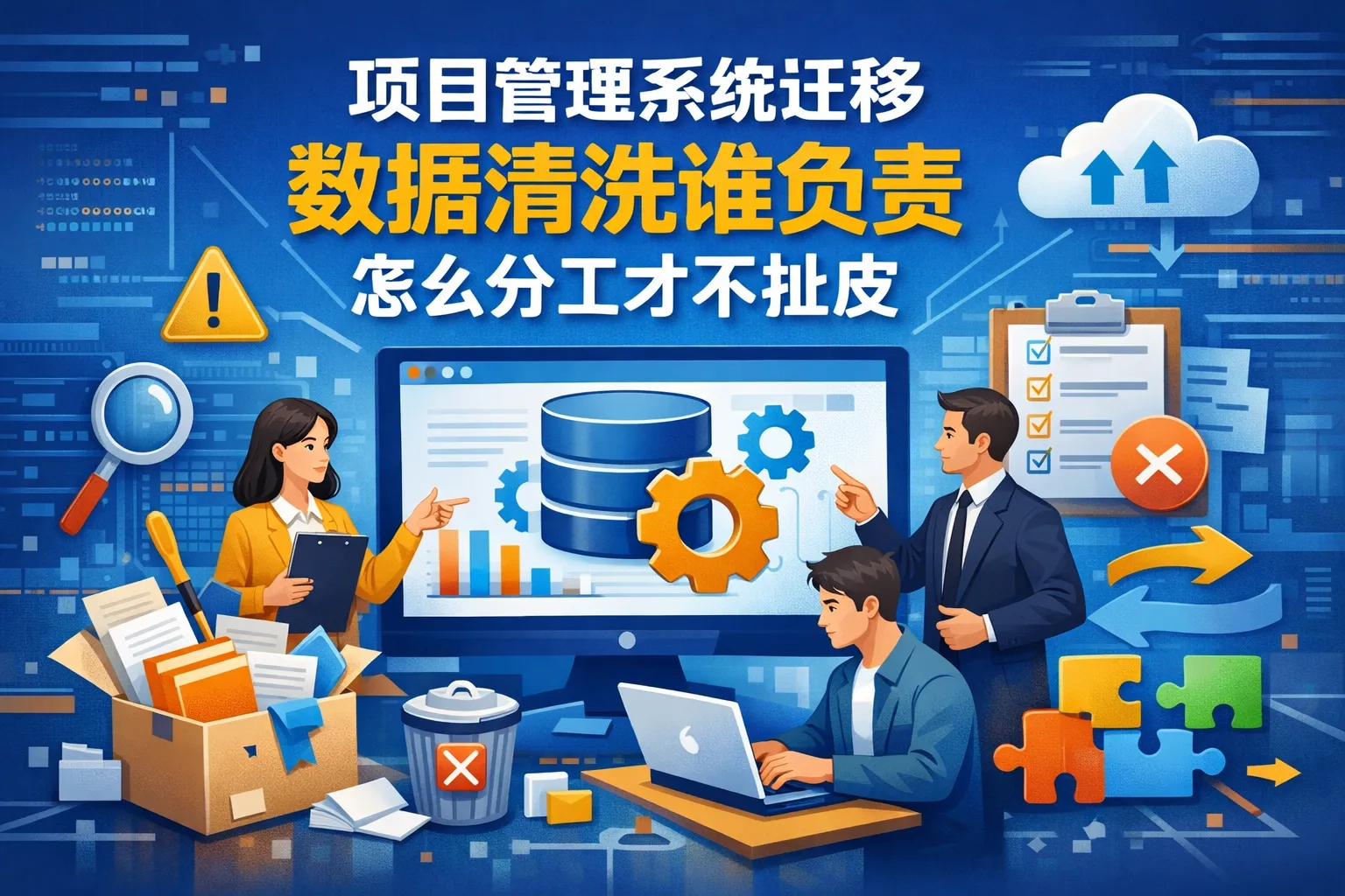 项目管理系统迁移数据清洗谁负责怎么分工才不扯皮