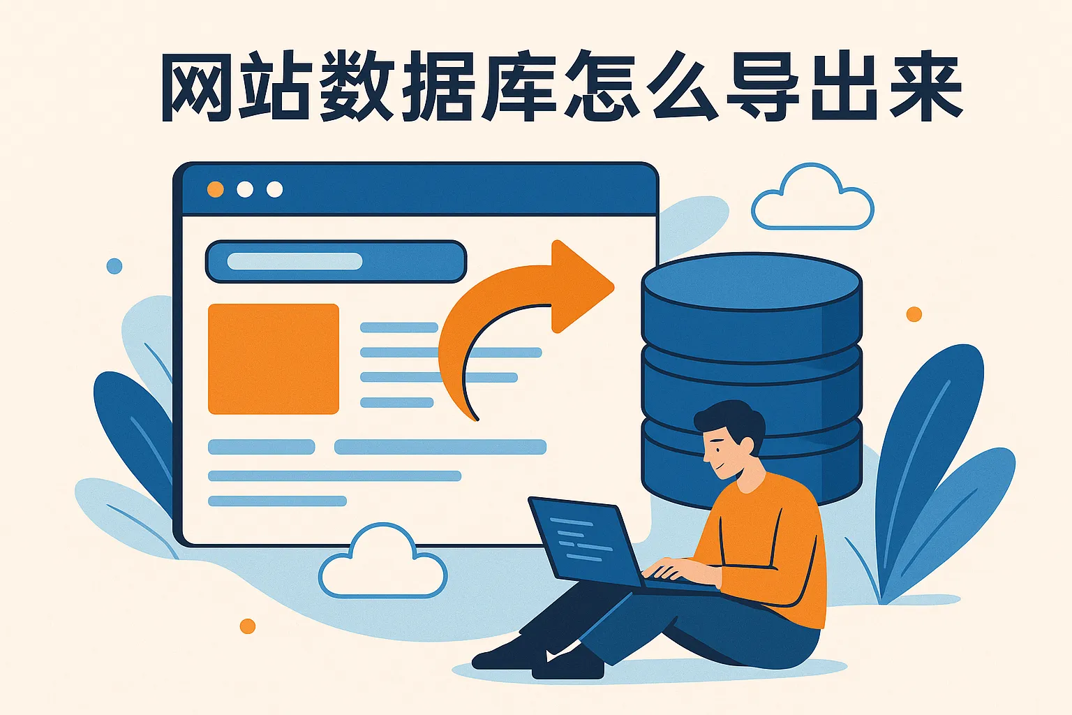 网站数据库怎么导出来