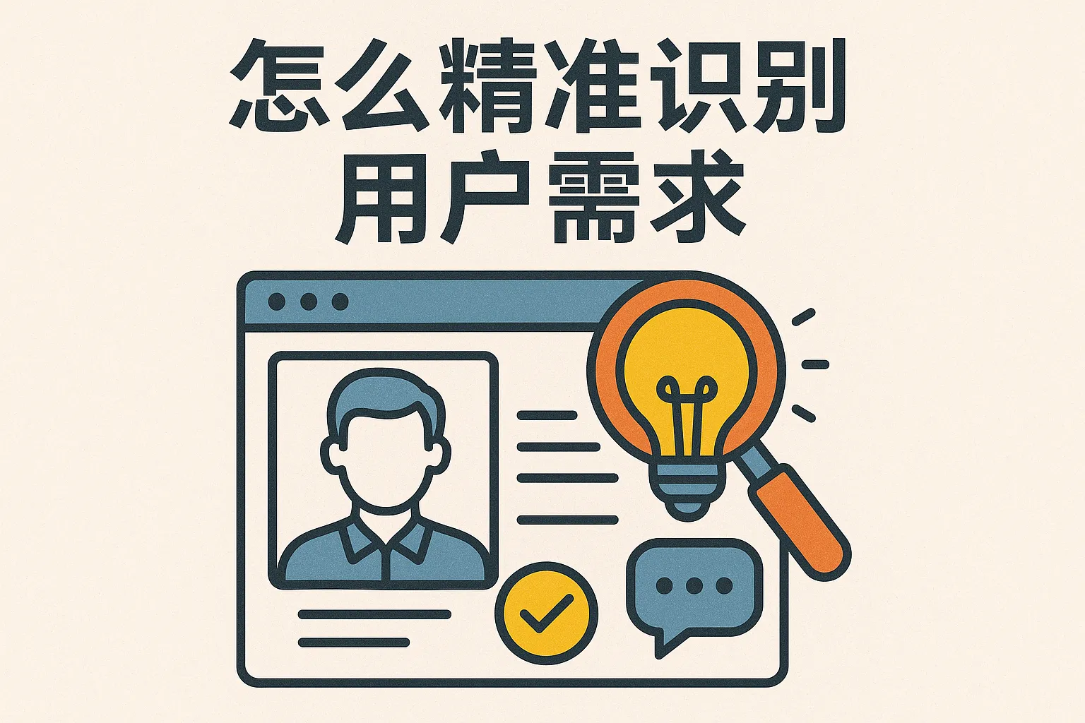 怎么精准识别用户需求