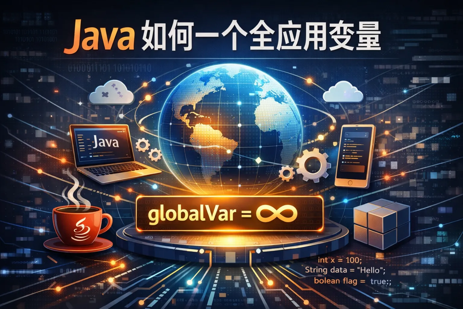 java如何一个全应用变量