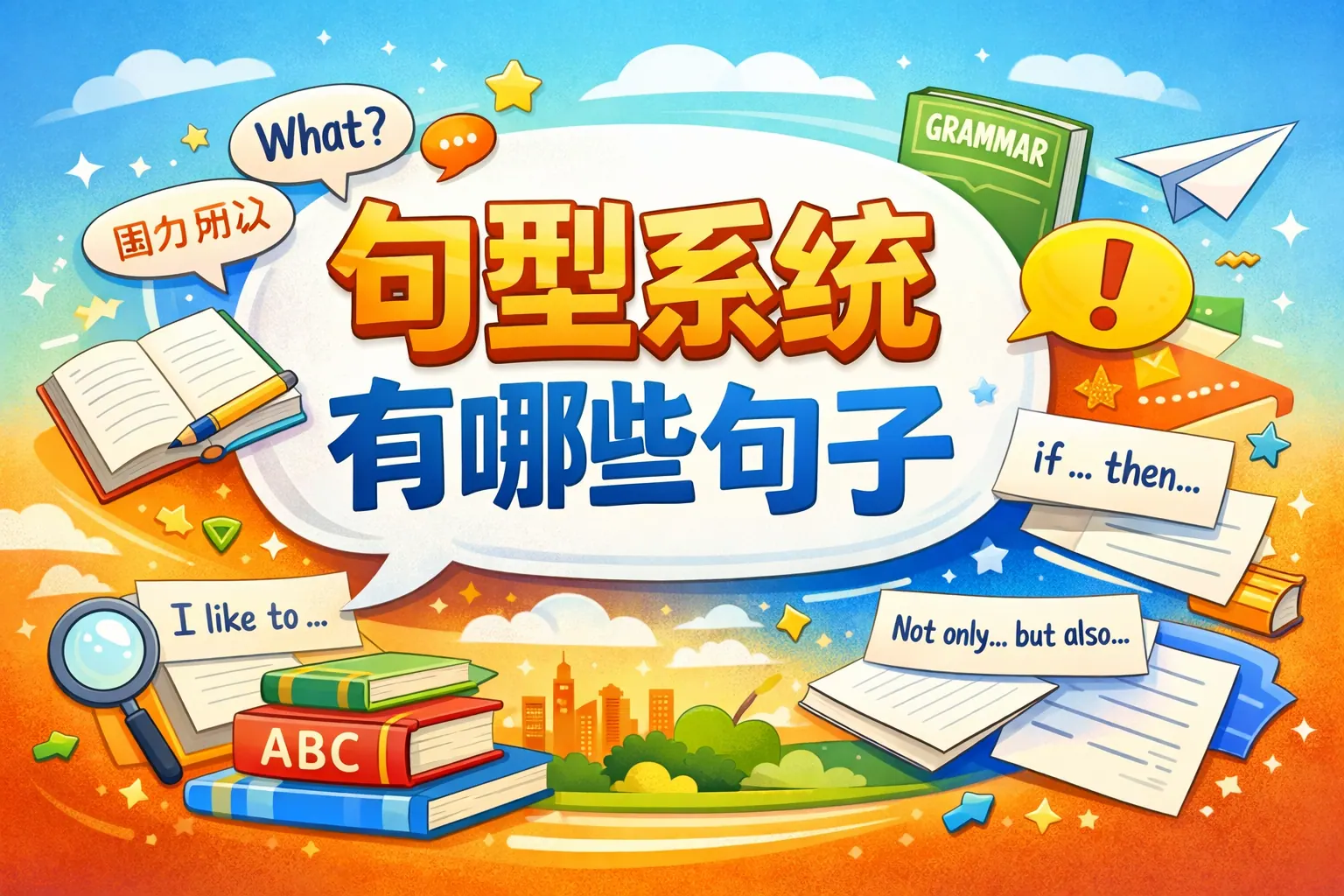 句型系统有哪些句子