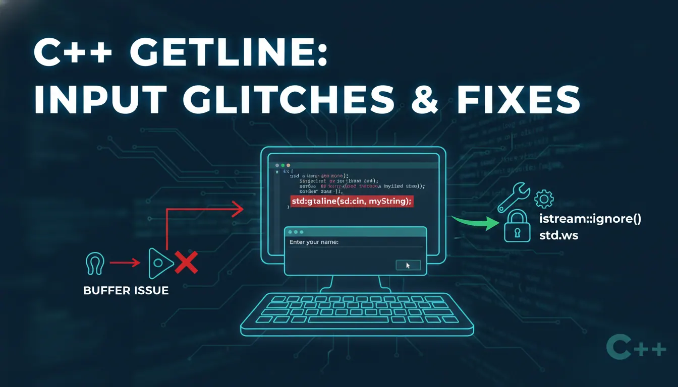 C++ 处理用户输入时 getline 读不到内容怎么解决:常见边界问题和修复方法