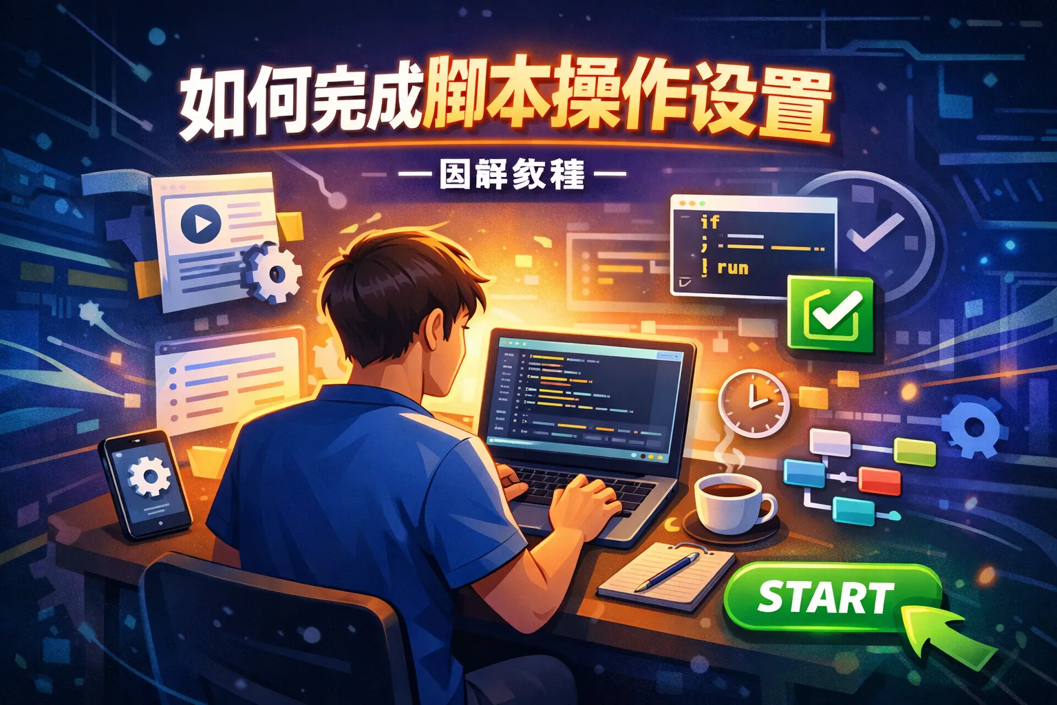 如何完成脚本操作设置