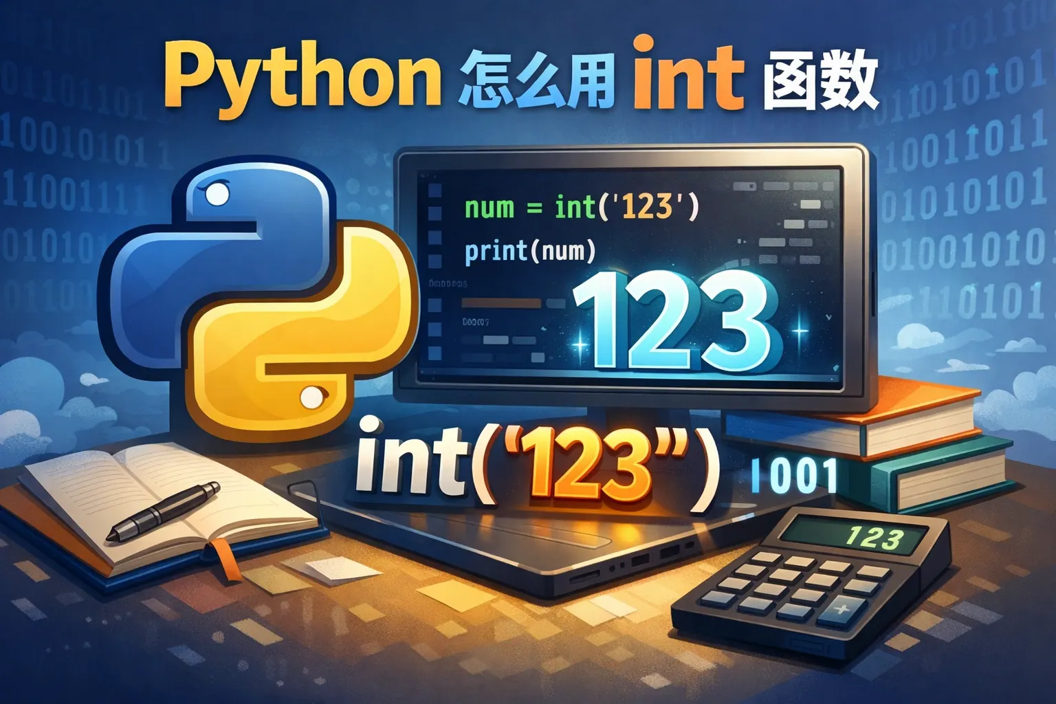 python怎么用int函数