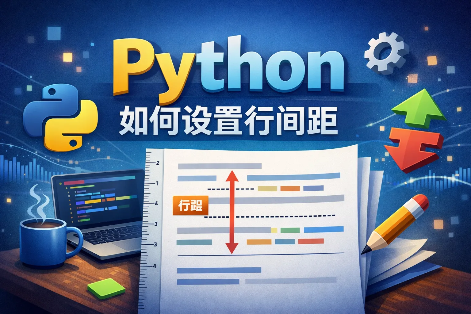 python如何设置行间距
