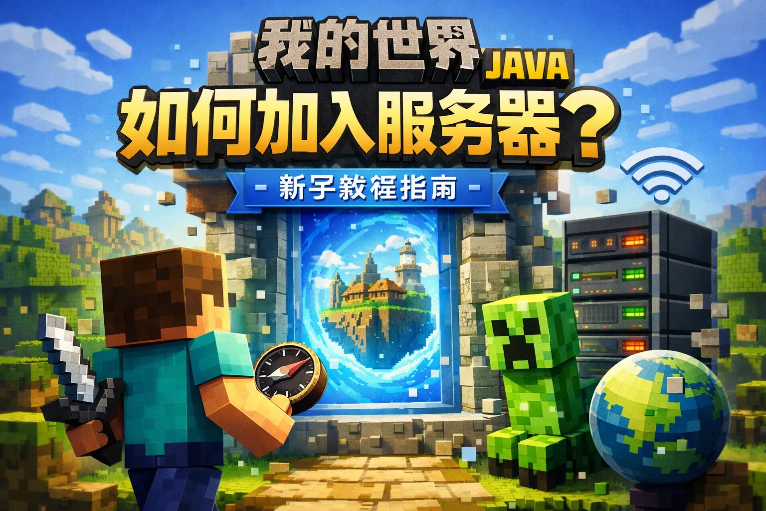 我的世界java如何加入服务器