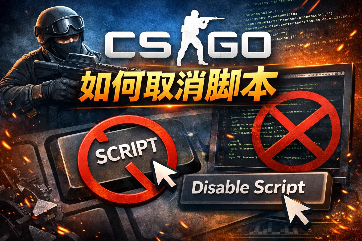 csgo如何取消脚本