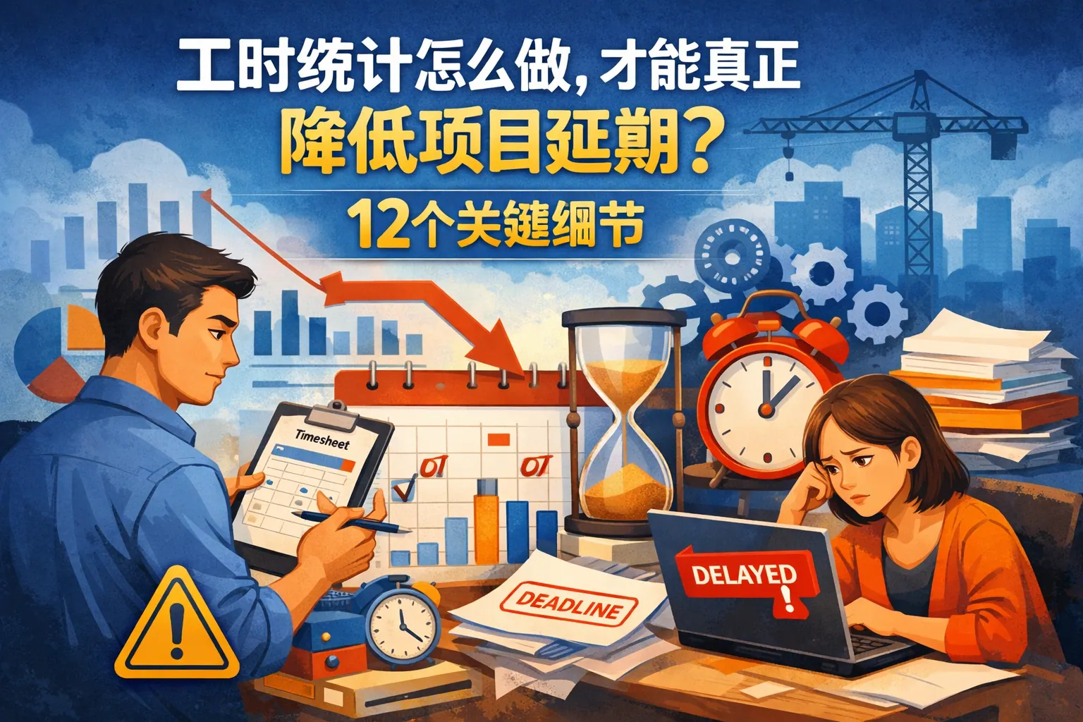 工时统计怎么做,才能真正降低项目延期?12个关键细节