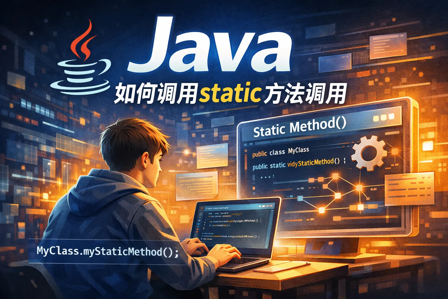 java 如何调用static方法调用