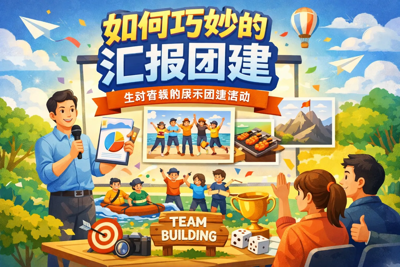 如何巧妙的汇报团建