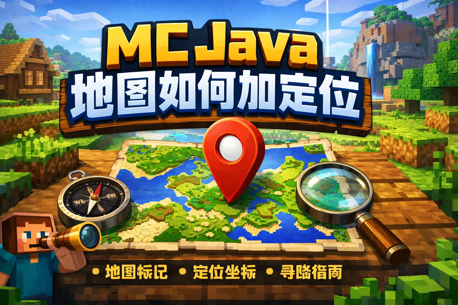 mc java地图如何加定位