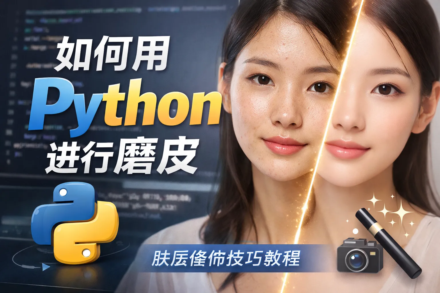 如何用python 进行磨皮