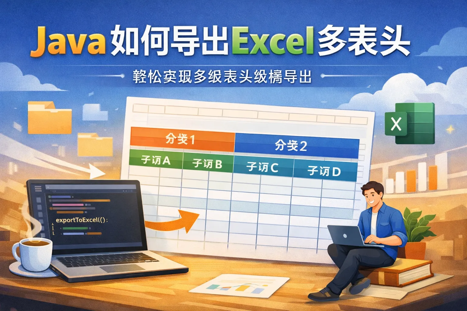 java如何导出excel多表头