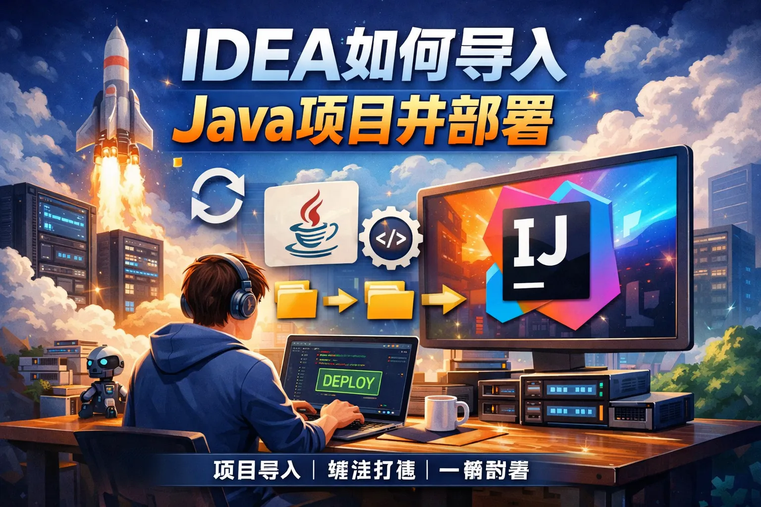 idea如何导入java项目并部署