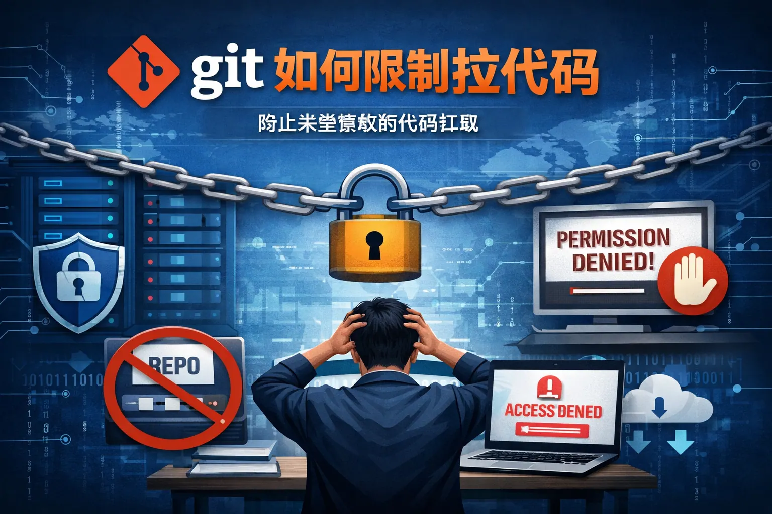 git如何限制拉代码