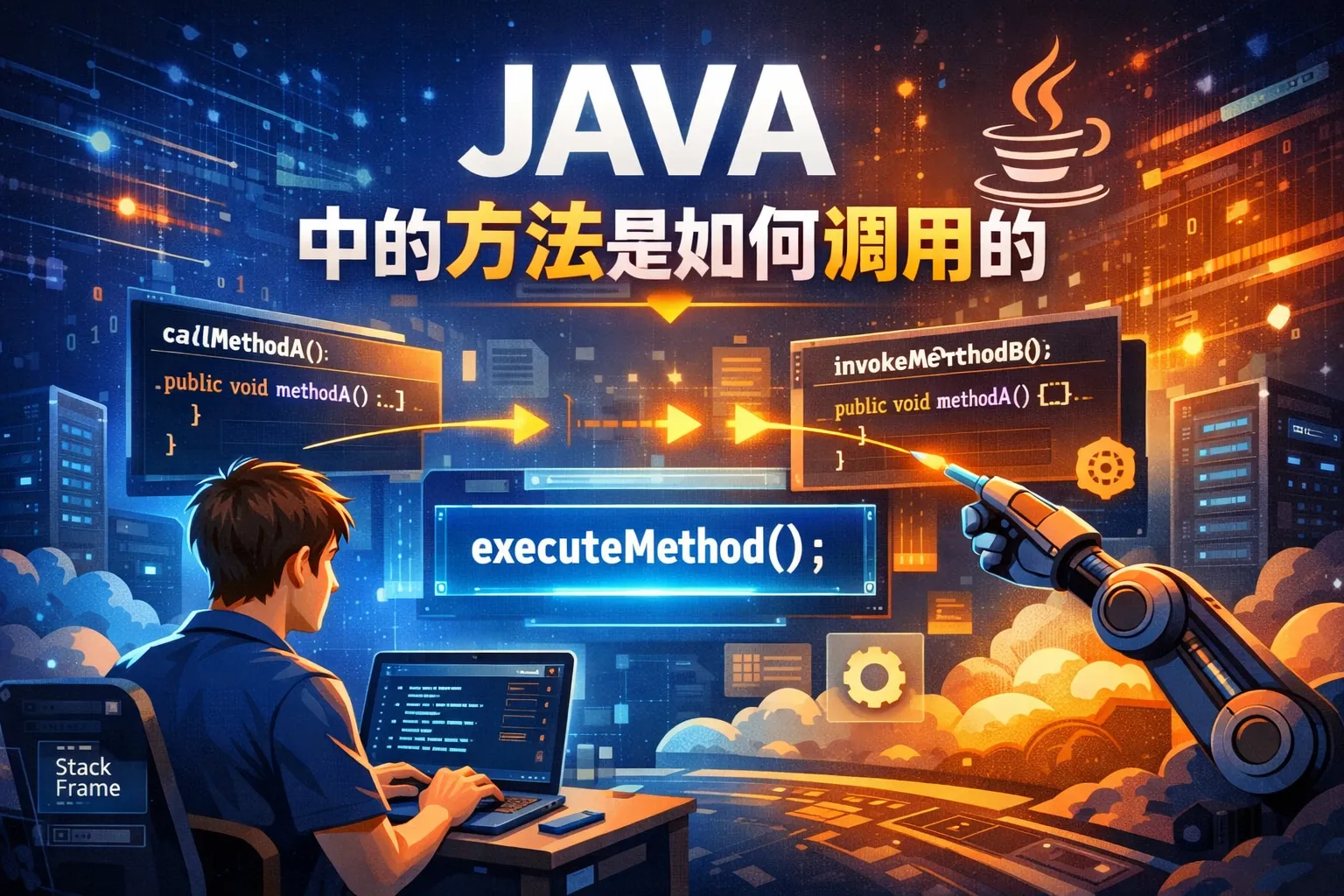 java中的方法是如何调用的