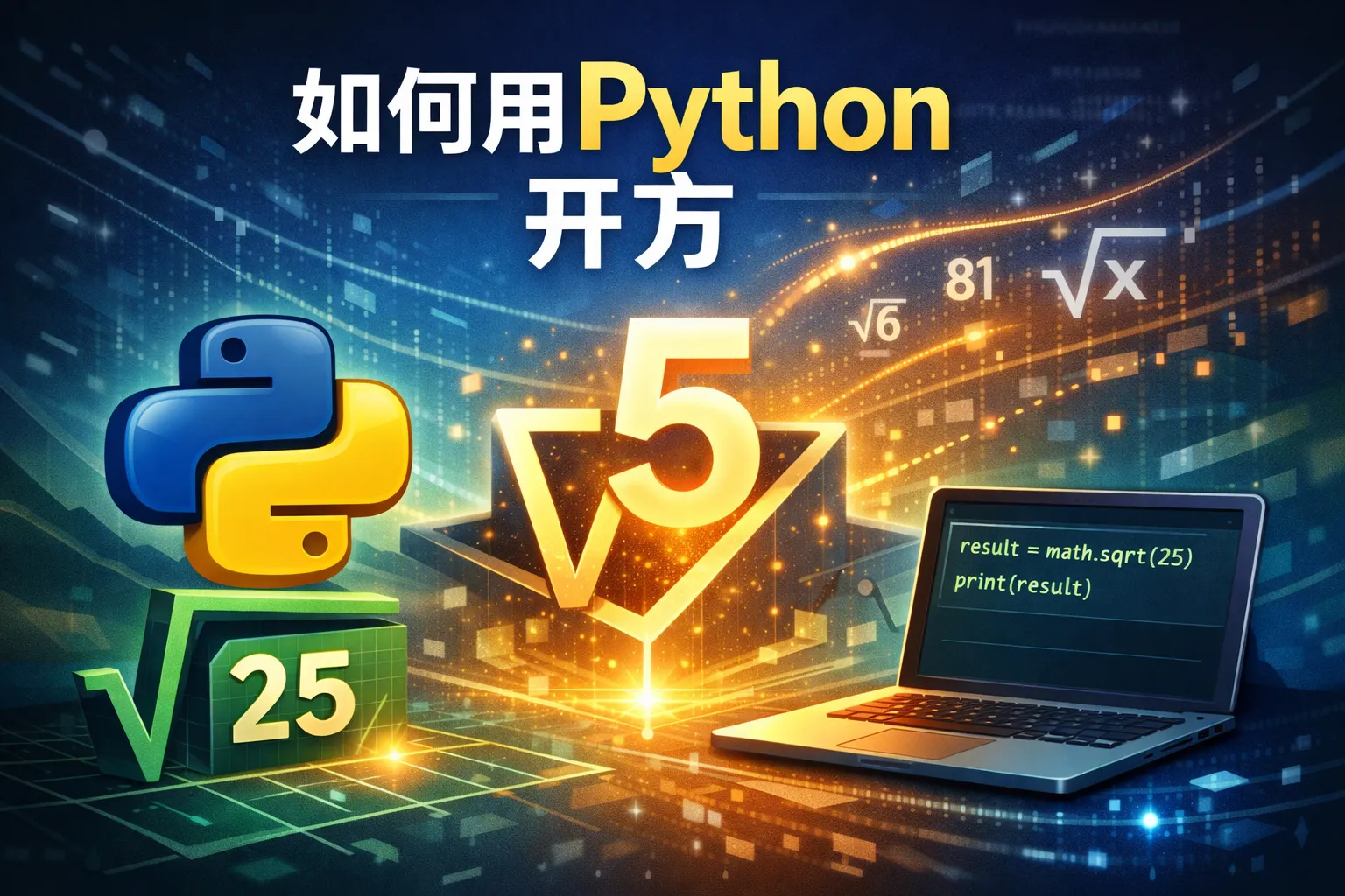 如何用python开方