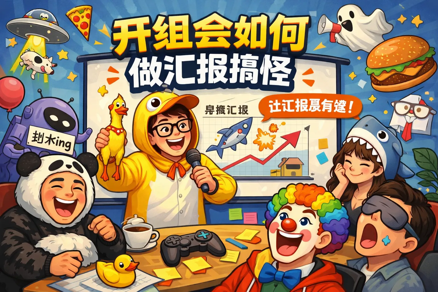 开组会如何做汇报搞怪