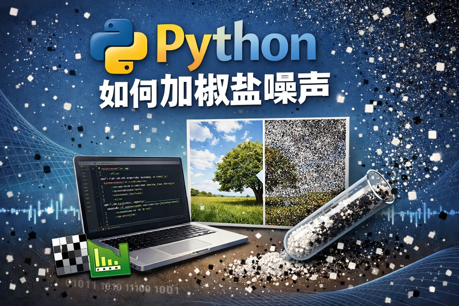 python如何加椒盐噪声