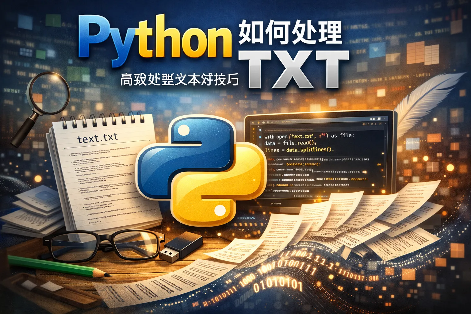 python如何处理txt