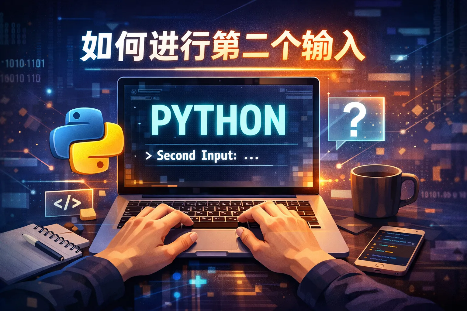 如何进行第二个输入python