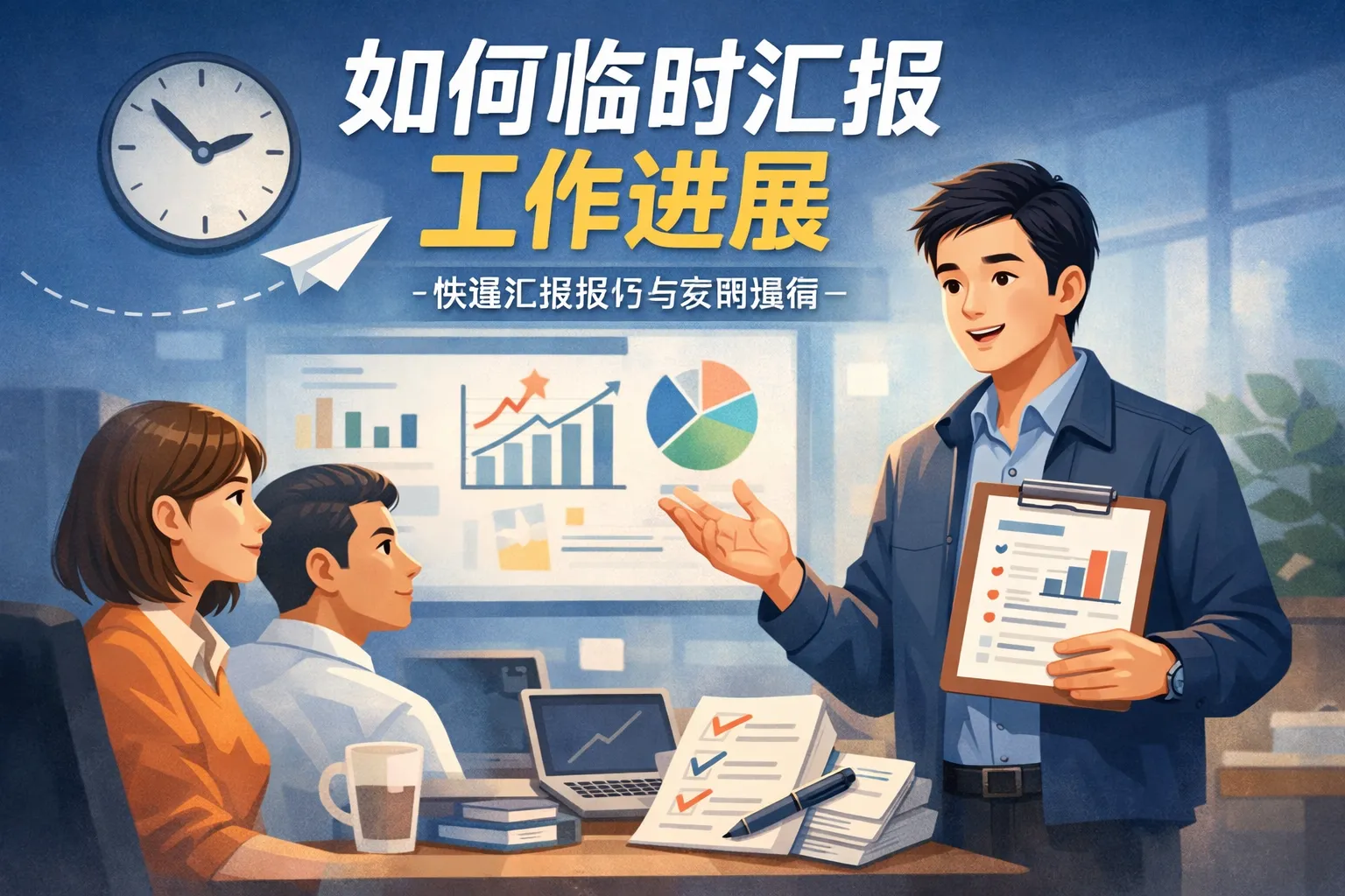 如何临时汇报工作进展