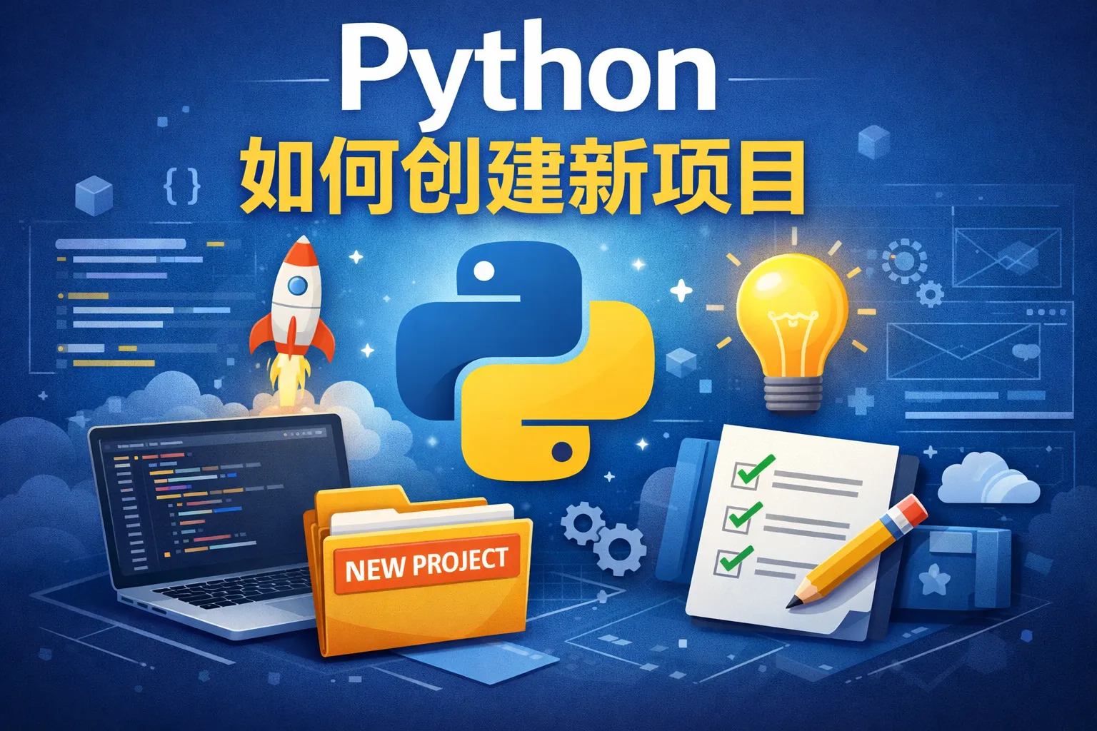 python如何创建新项目
