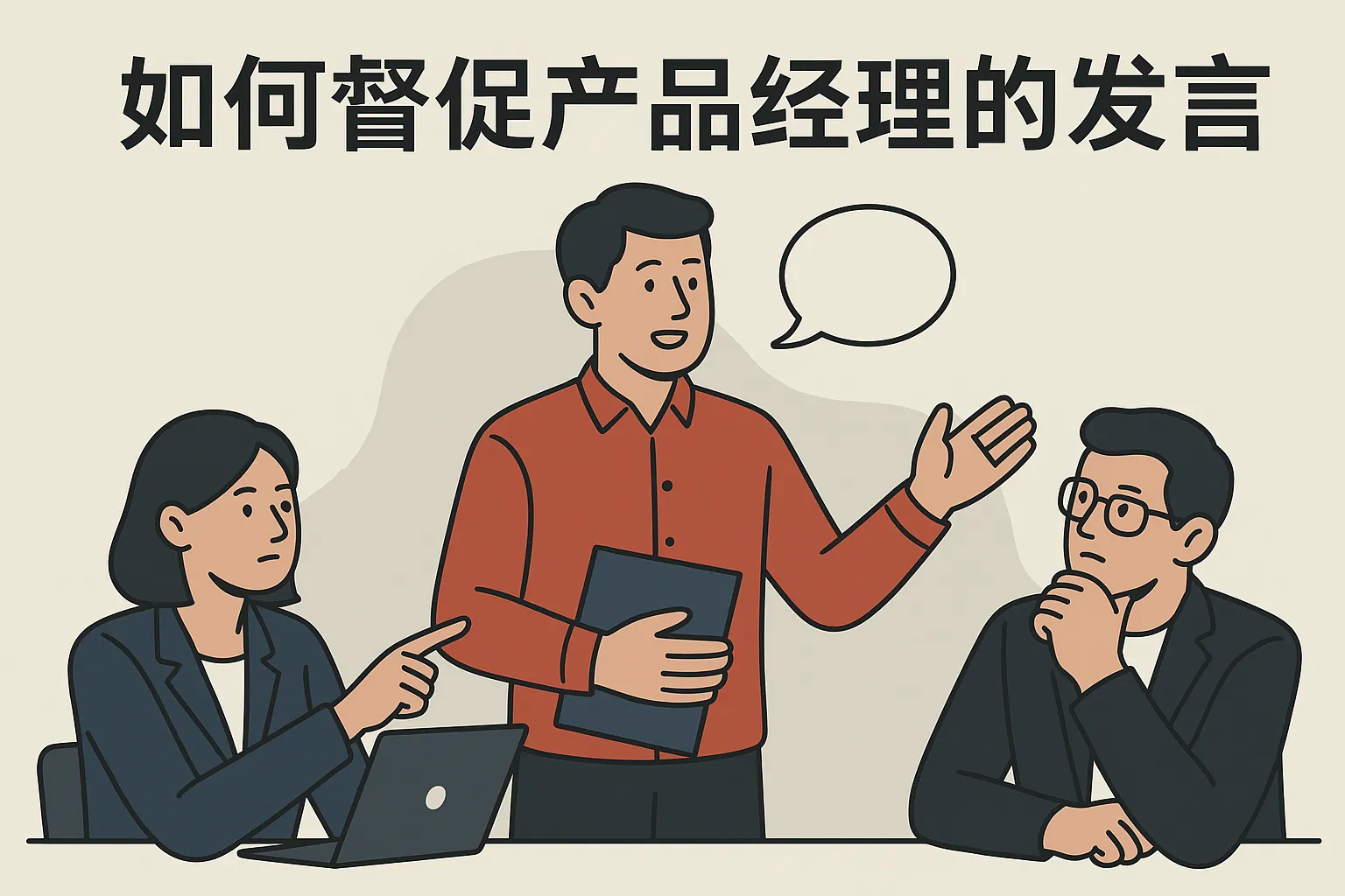 如何督促产品经理的发言