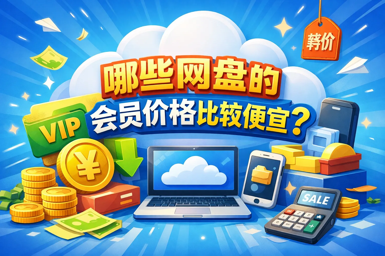 哪些网盘的会员价格比较便宜