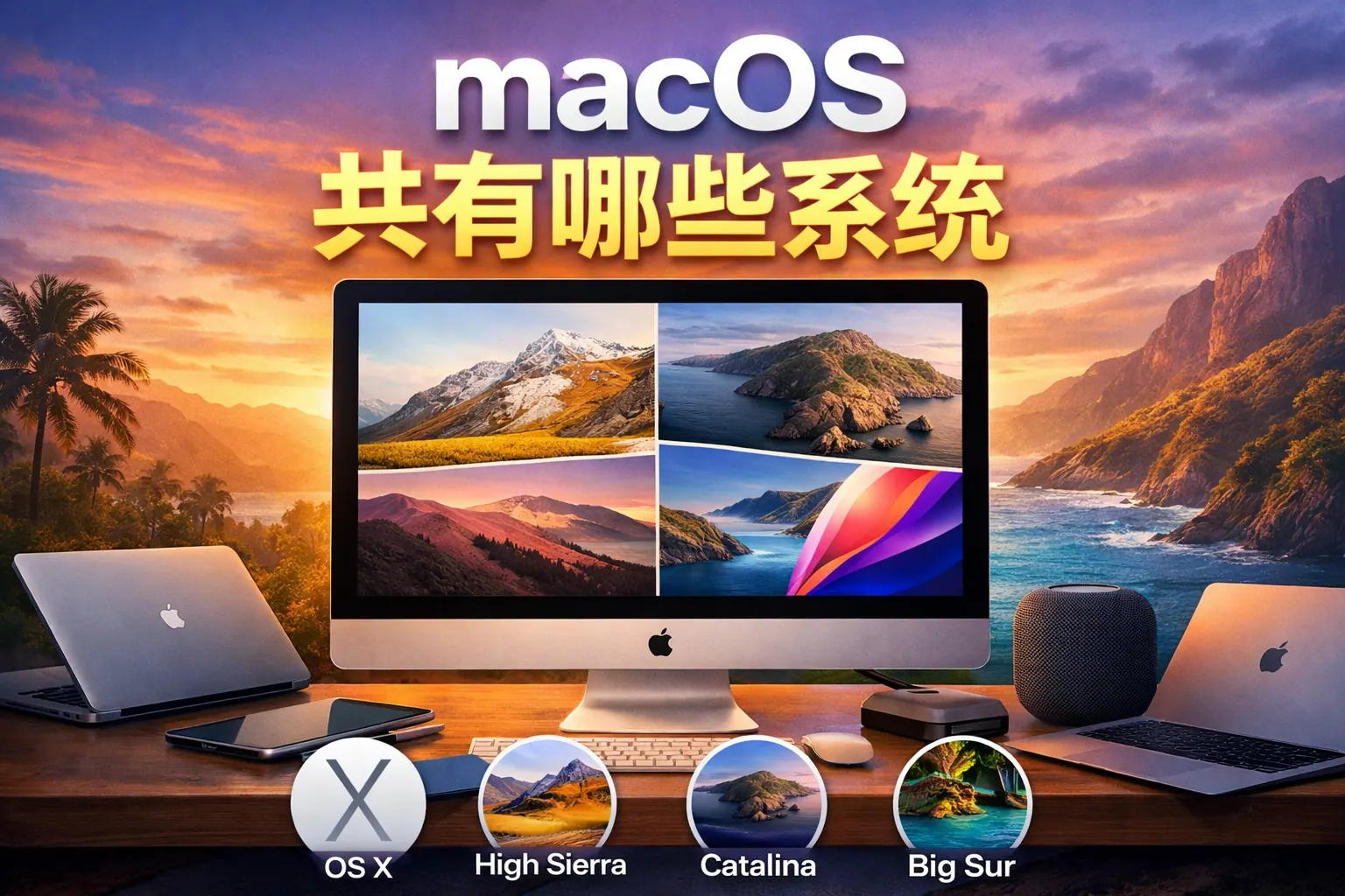 macos共有哪些系统