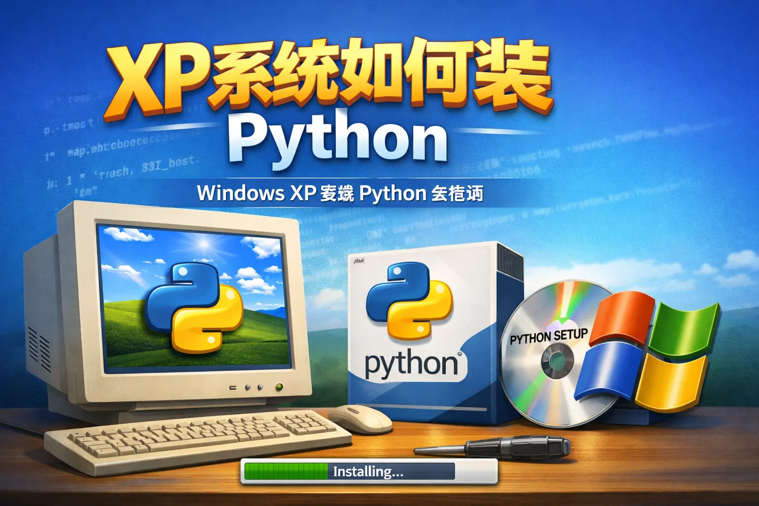 xp系统如何装python