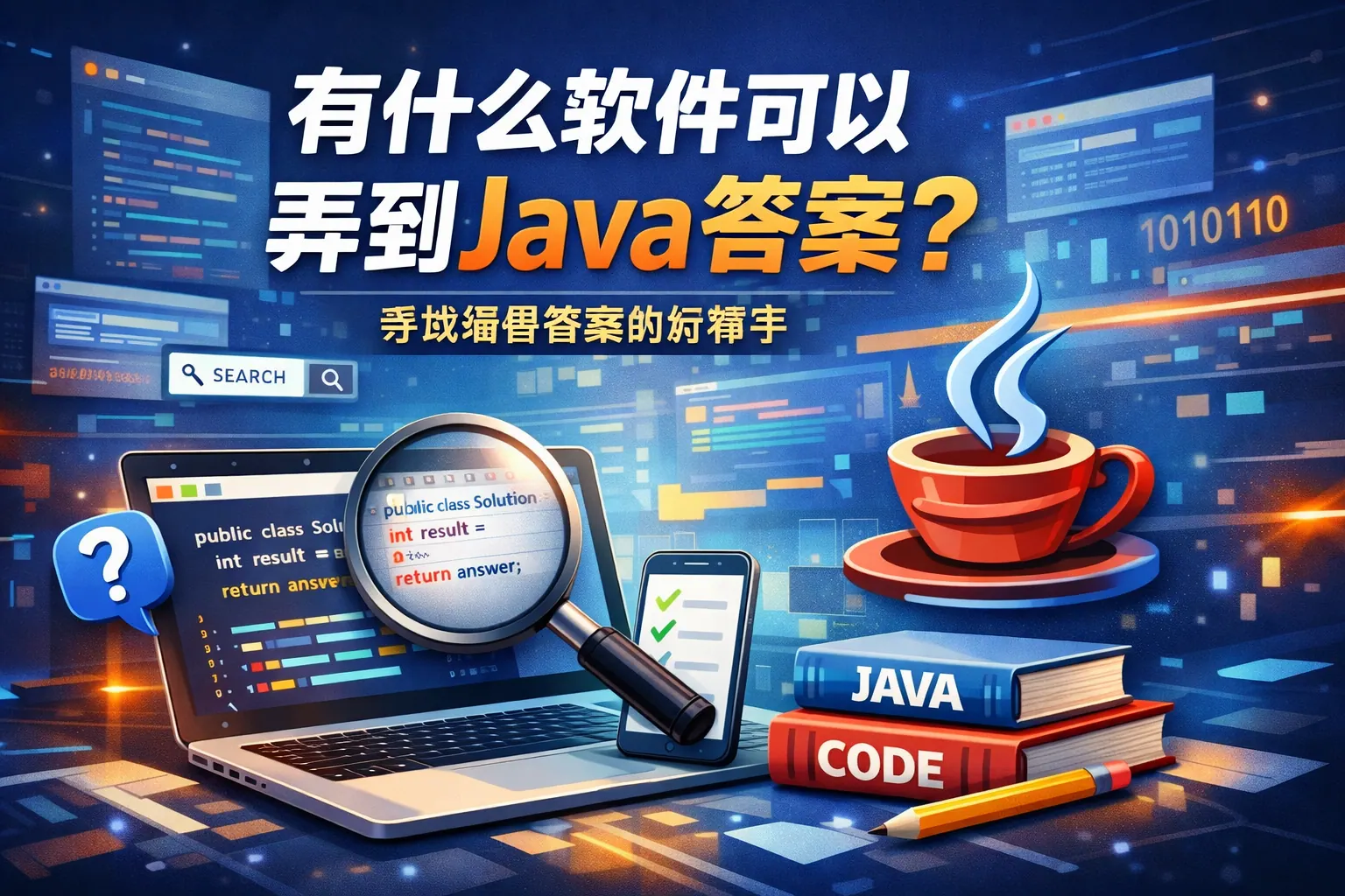 有什么软件可以弄到java答案