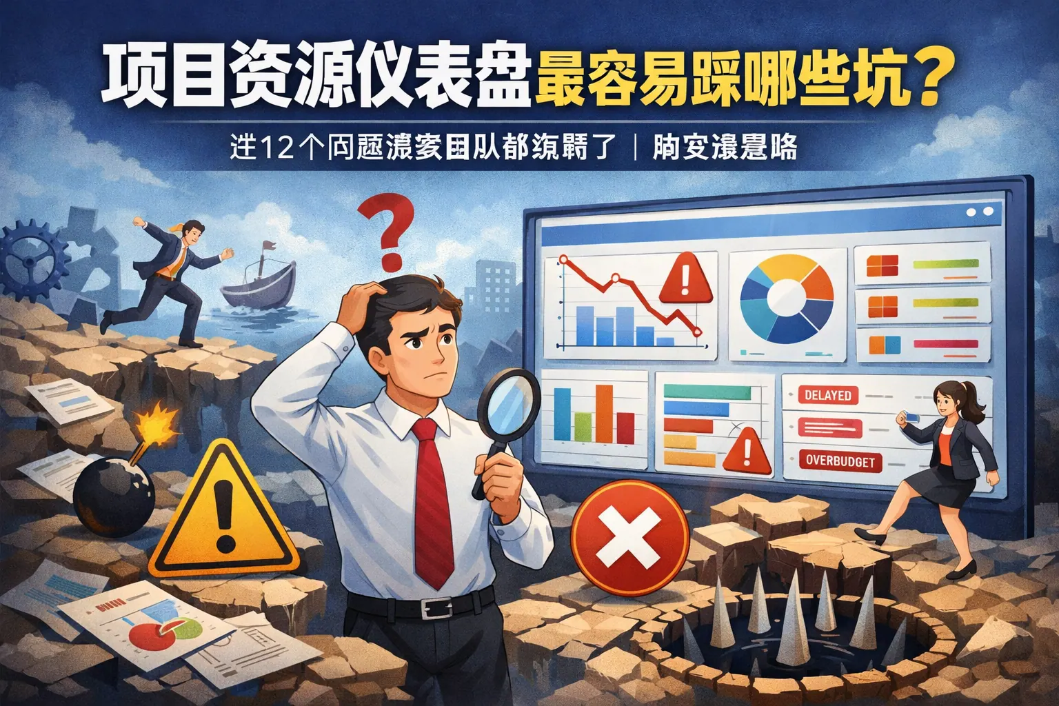 项目资源仪表盘最容易踩哪些坑?这12个问题很多团队都忽略了|附实操思路