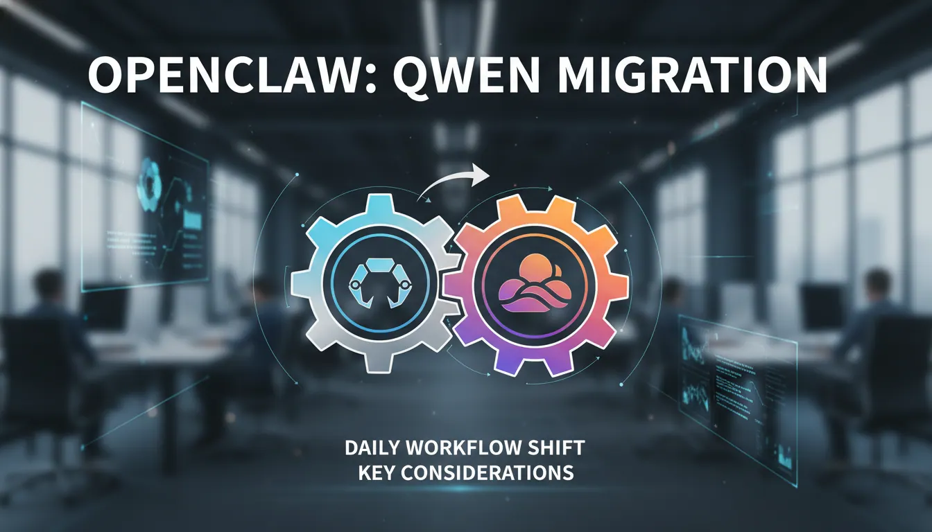 OpenClaw日常办公切换到Qwen模型的注意事项