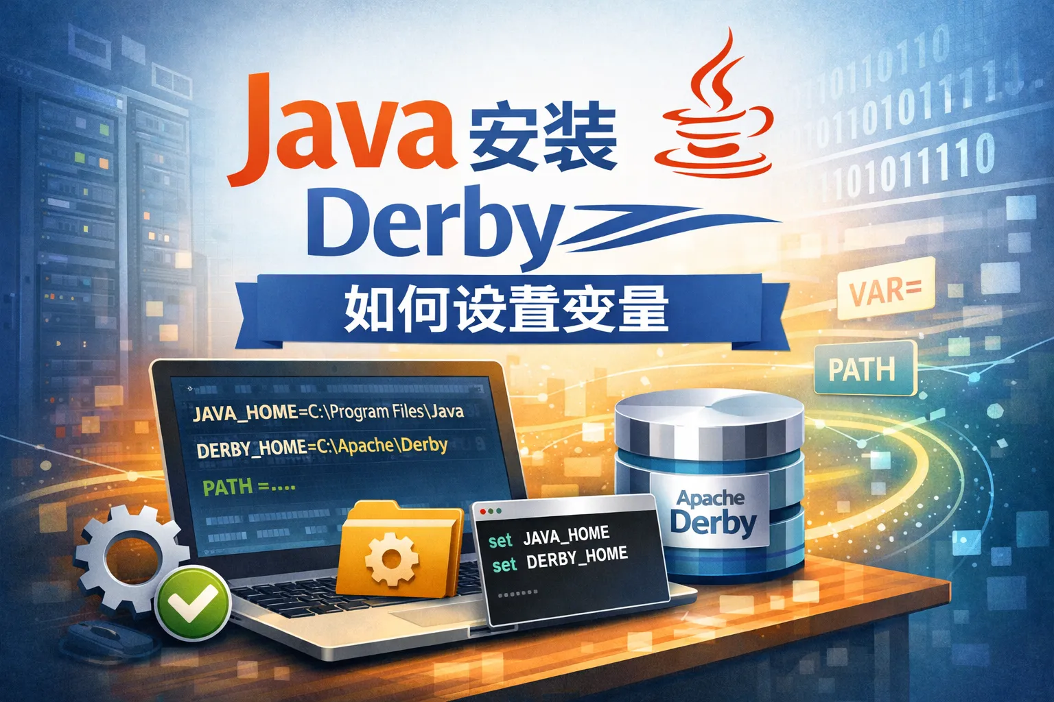 Java安装Derby如何设置变量