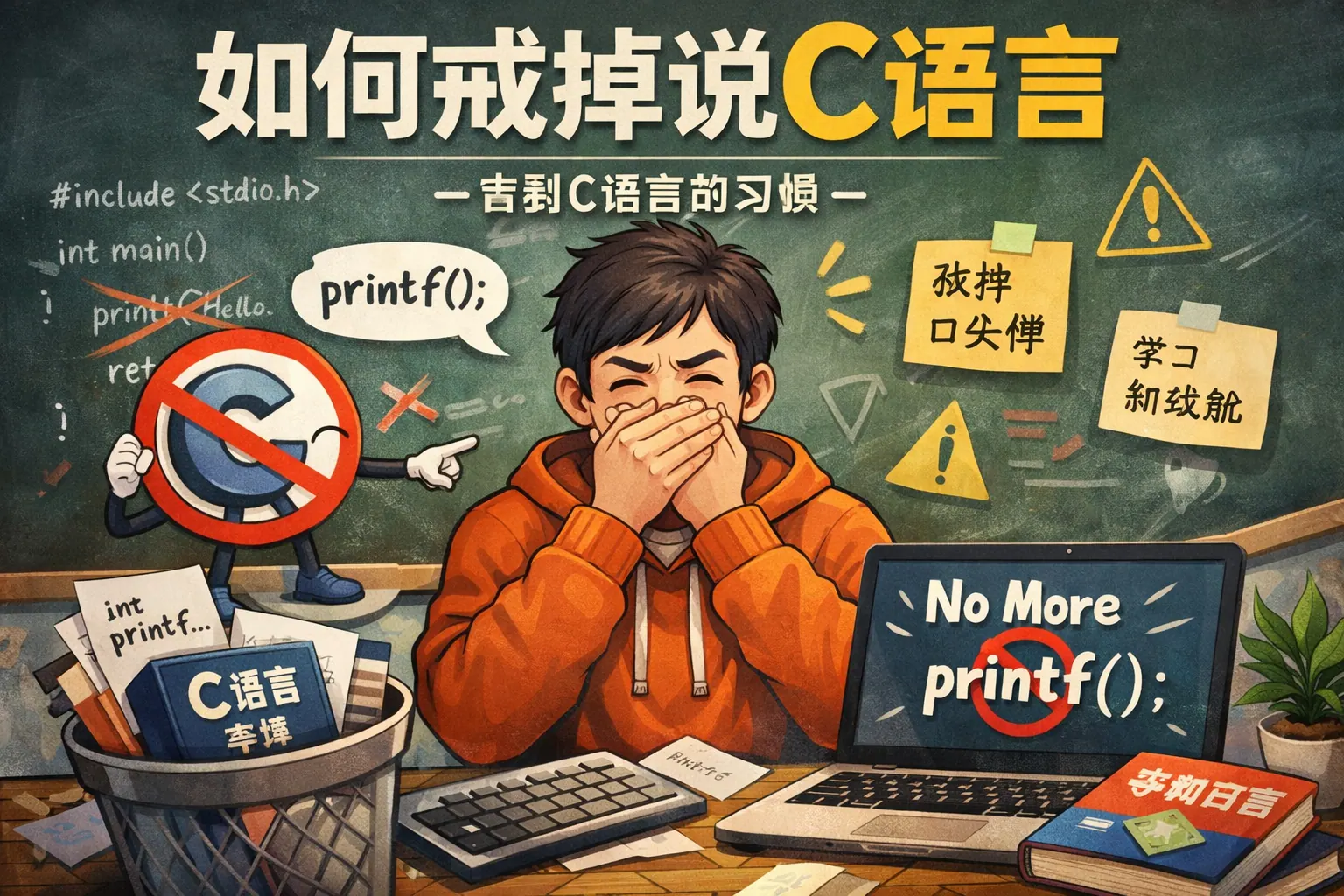 如何戒掉说c语言