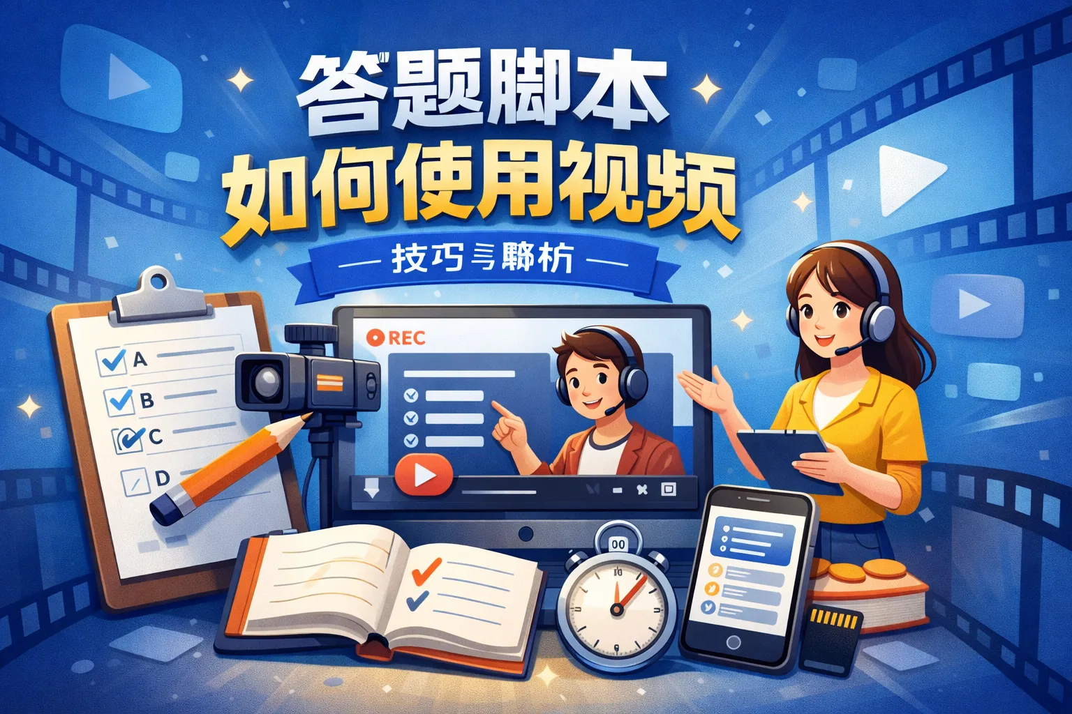 答题脚本如何使用视频