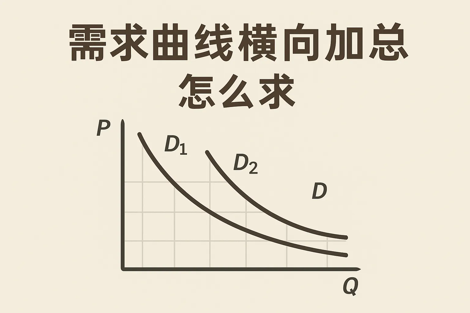 需求曲线横向加总怎么求