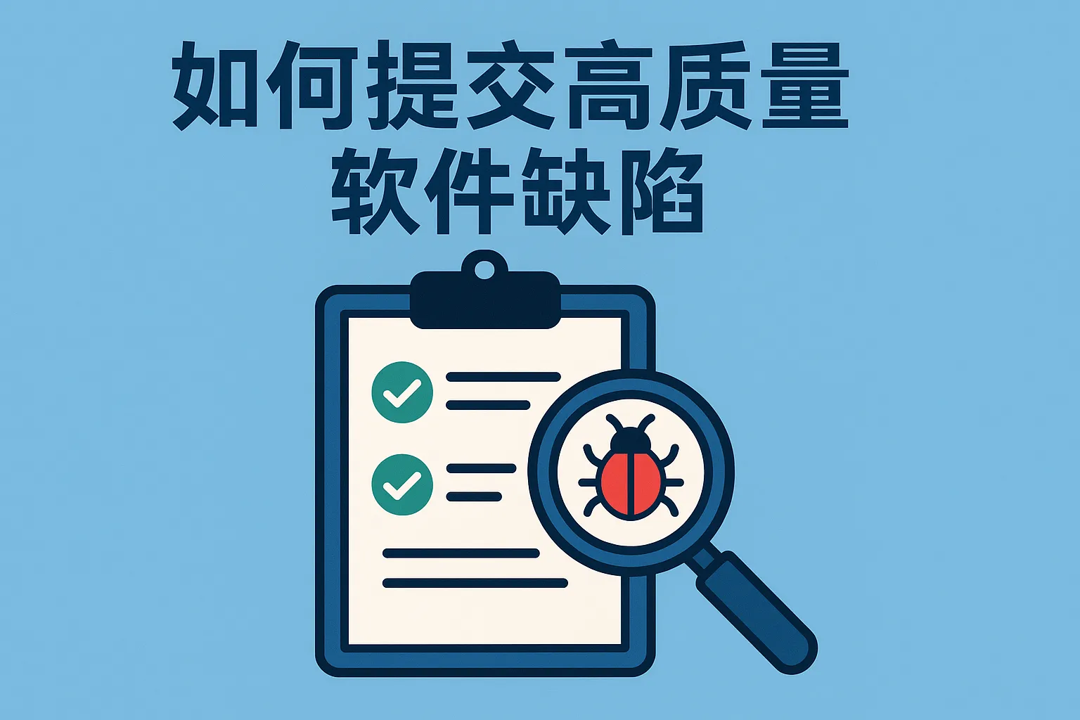 如何提交高质量软件缺陷