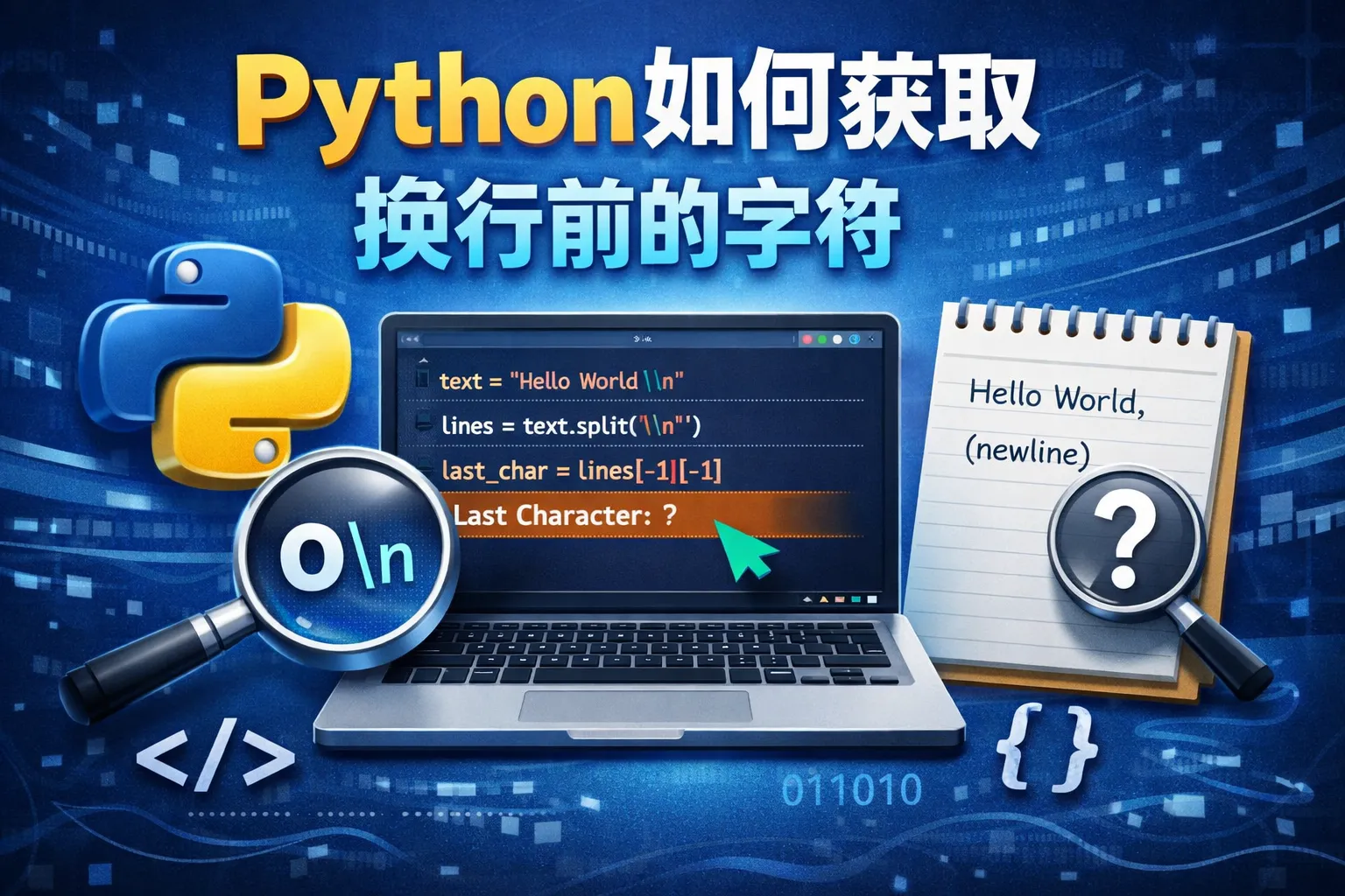 python如何获取换行前的字符