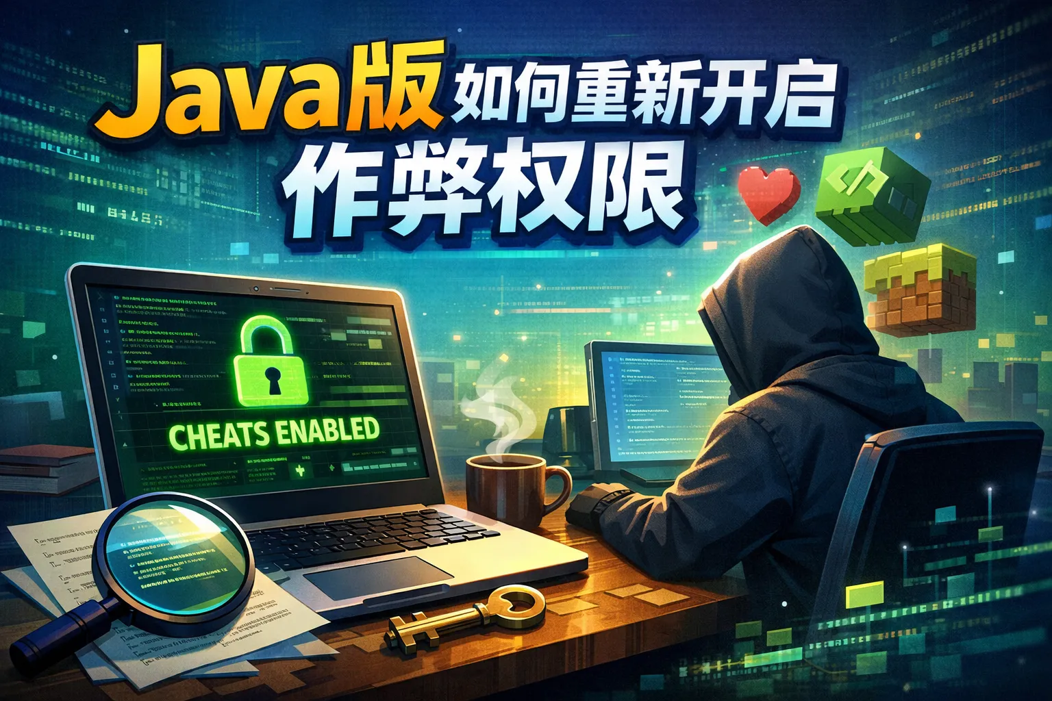 java版如何重新开启作弊权限