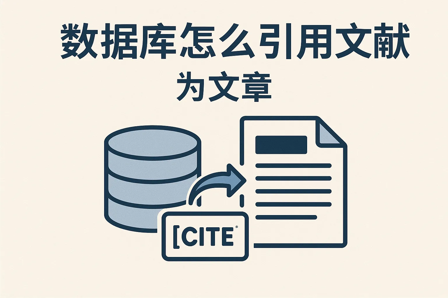 数据库怎么引用文献