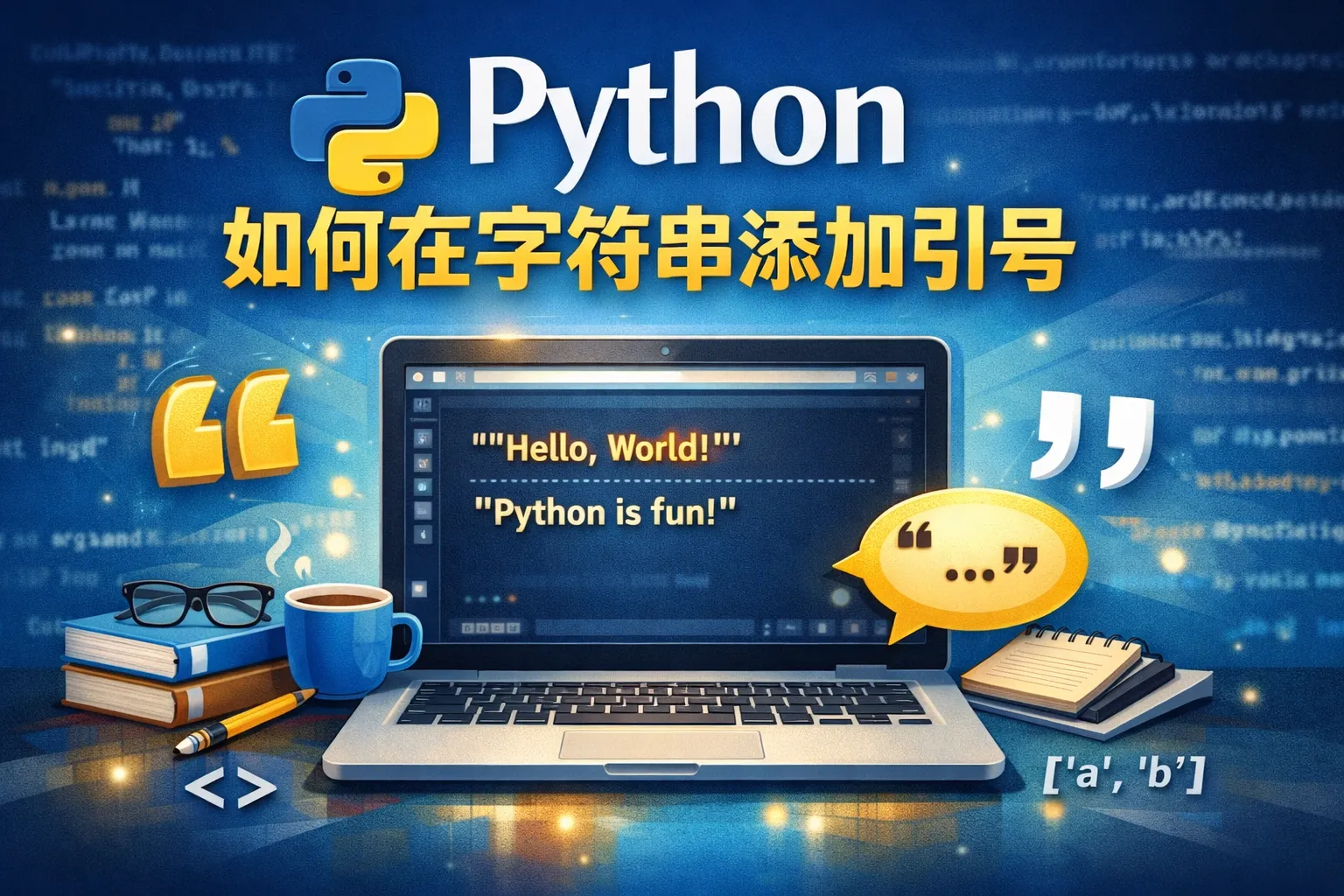 python如何在字符串添加引号