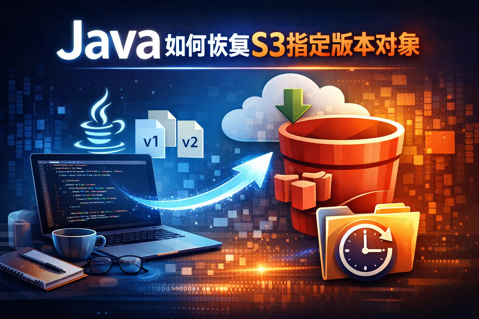 java如何恢复S3指定版本对象