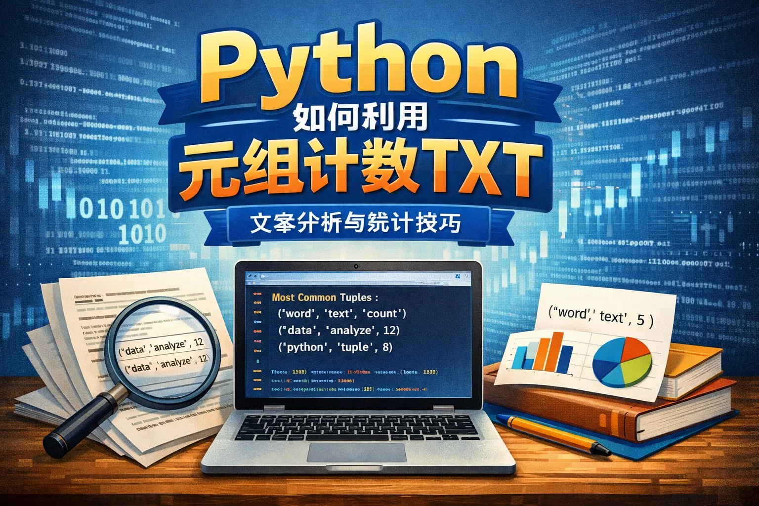 python 如何利用元组计数TXT