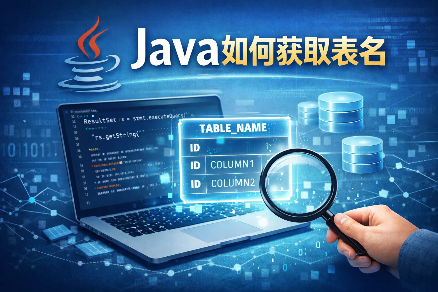 java如何获取表名