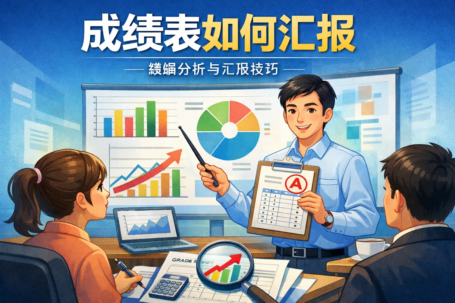 成绩表如何汇报