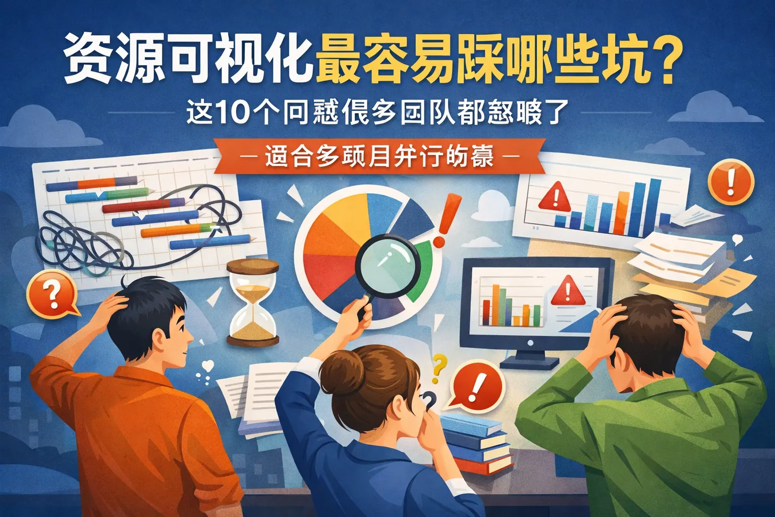 资源可视化最容易踩哪些坑?这10个问题很多团队都忽略了|适合多项目并行场景