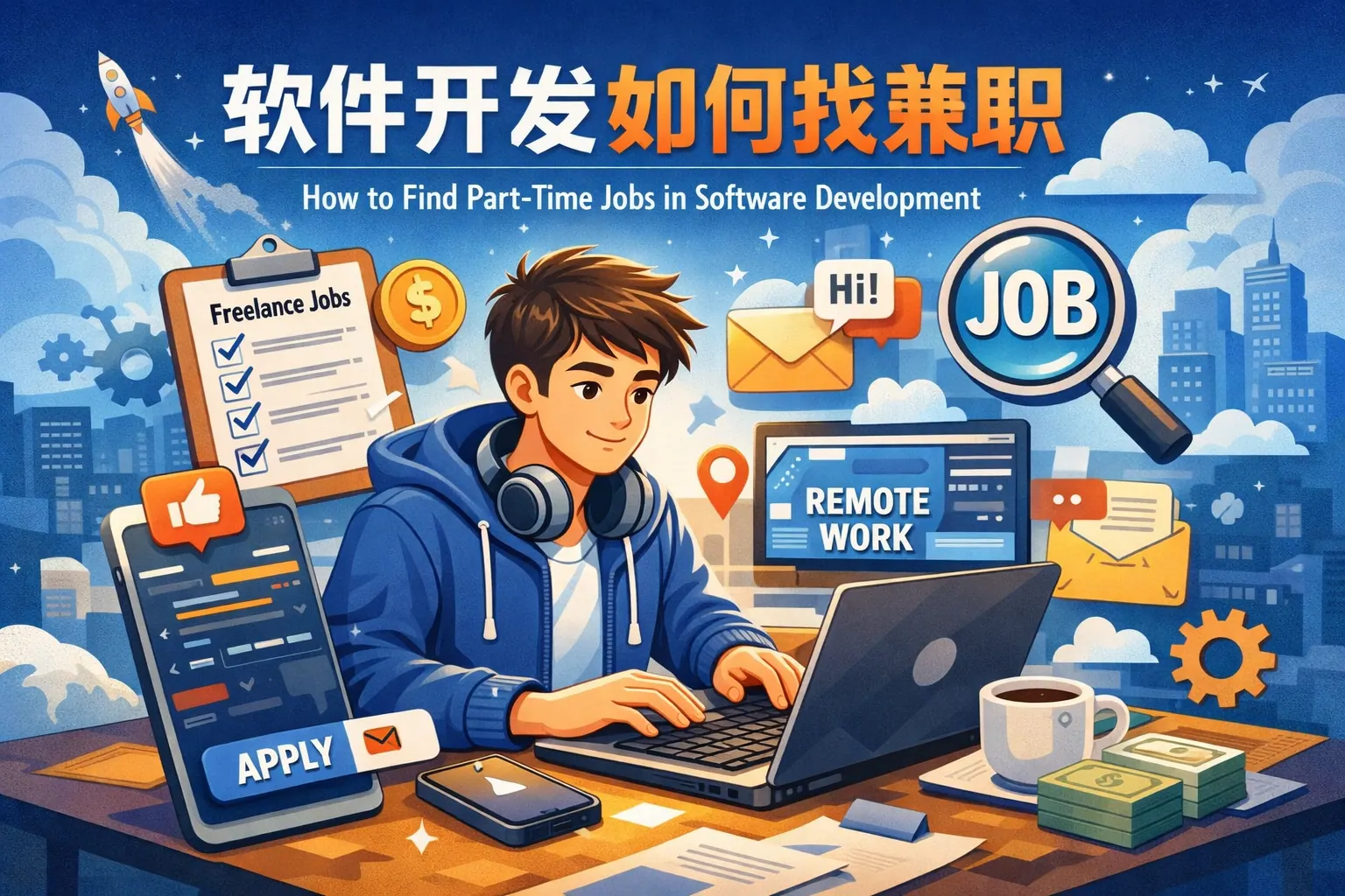 软件开发如何找兼职的